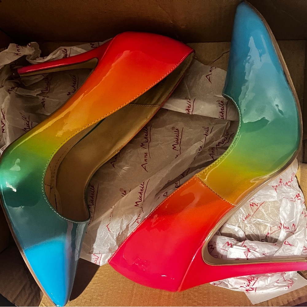 Rainbow Heels